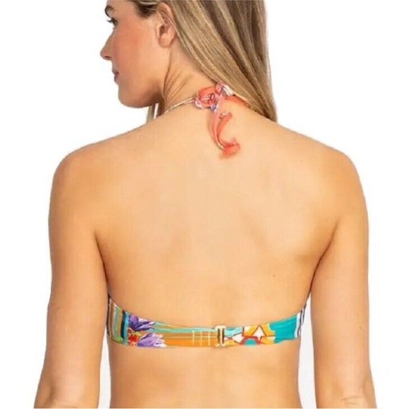 JOHNNY WAS Kaya Boho Bikini Swimsuit Set Top XL, bottom L - Picture 5 of 11